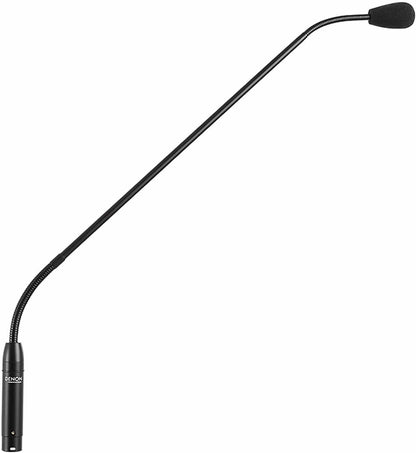 Denon Pro DN-GNB Black XLR Gooseneck Microphone - ProSound and Stage Lighting