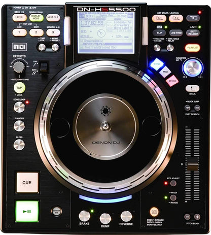 Denon DJ DN-HS5500 Direct Drive Media Player/Controlr - ProSound and Stage Lighting