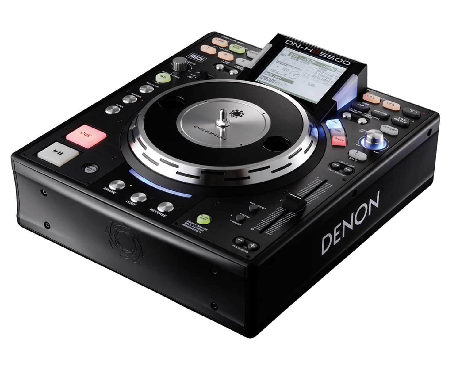 Denon DJ DN-HS5500 Media Player with CD Drive - ProSound and Stage Lighting