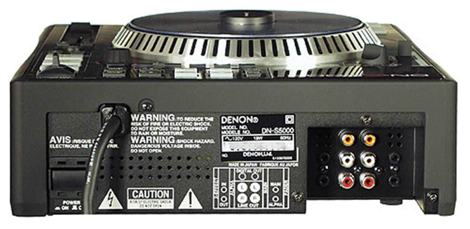 Denon DJ DN-S5000 Table Top CD/MP3 Player with Scratch