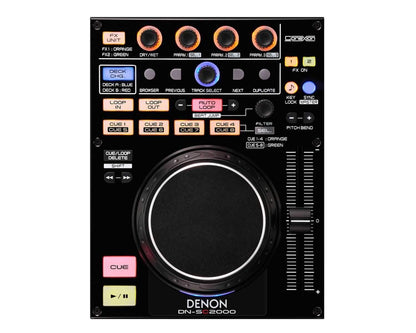 Denon DJ DN-SC2000 Single 2 Deck MIDI DJ Controller - ProSound and Stage Lighting