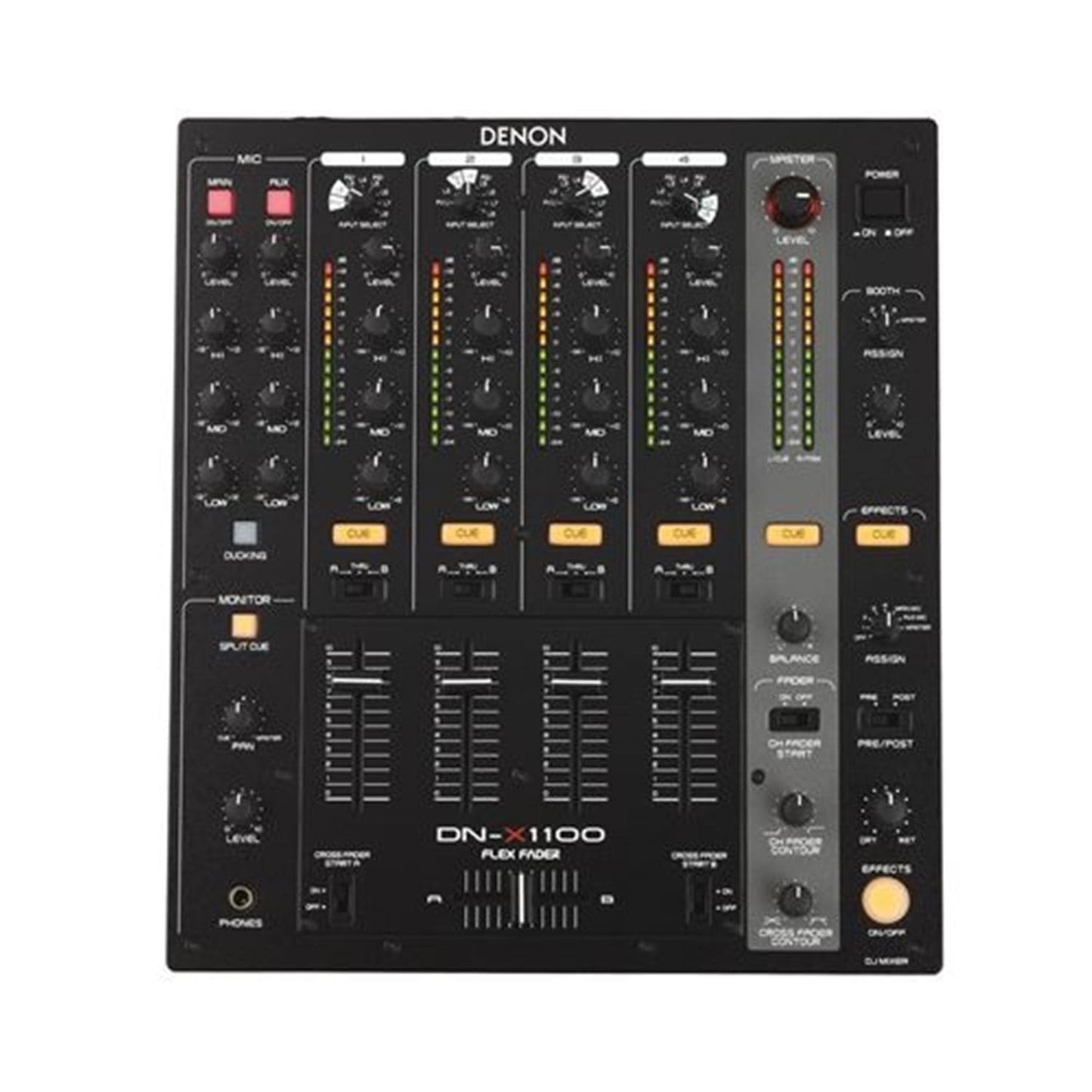 Denon DJ DN-X1100 4 Channel DJ mixer - ProSound and Stage Lighting