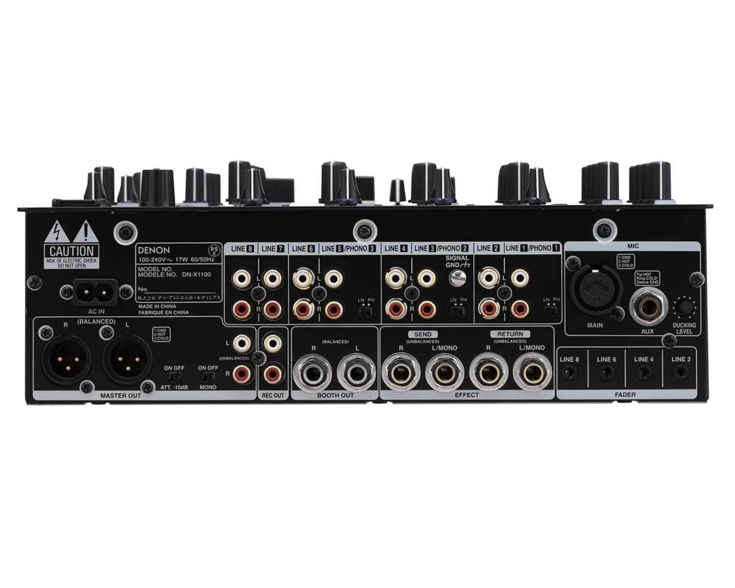 Denon DJ DN-X1100 4 Channel DJ mixer - ProSound and Stage Lighting