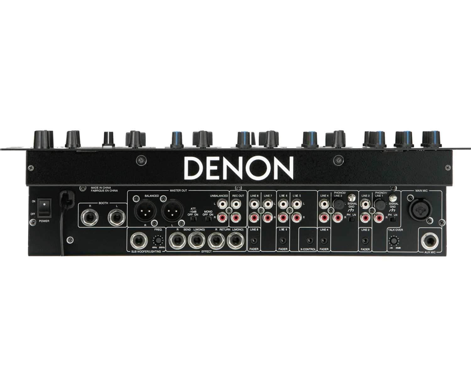 Denon DJ DN-X500 4 Channel 19 in Rackmount DJ Mixer - ProSound and Stage Lighting