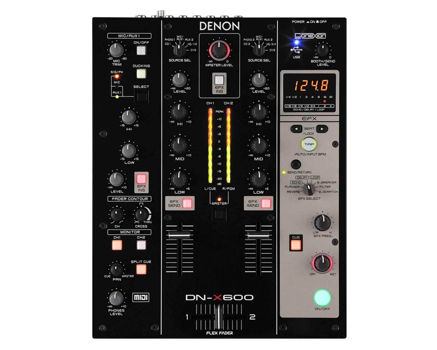 Denon DJ DN-X600 2 Channel Digital DJ Mixer - ProSound and Stage Lighting