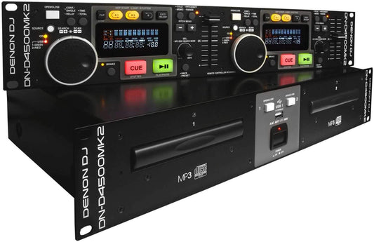 Denon DJ DN-D4500MK2 Dual Media & CD DJ Player - ProSound and Stage Lighting