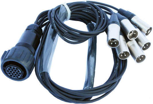 L-Acoustics Multipair Cable Adapter LINK-BREAKOUT 6 LR3 male - PSSL ProSound and Stage Lighting