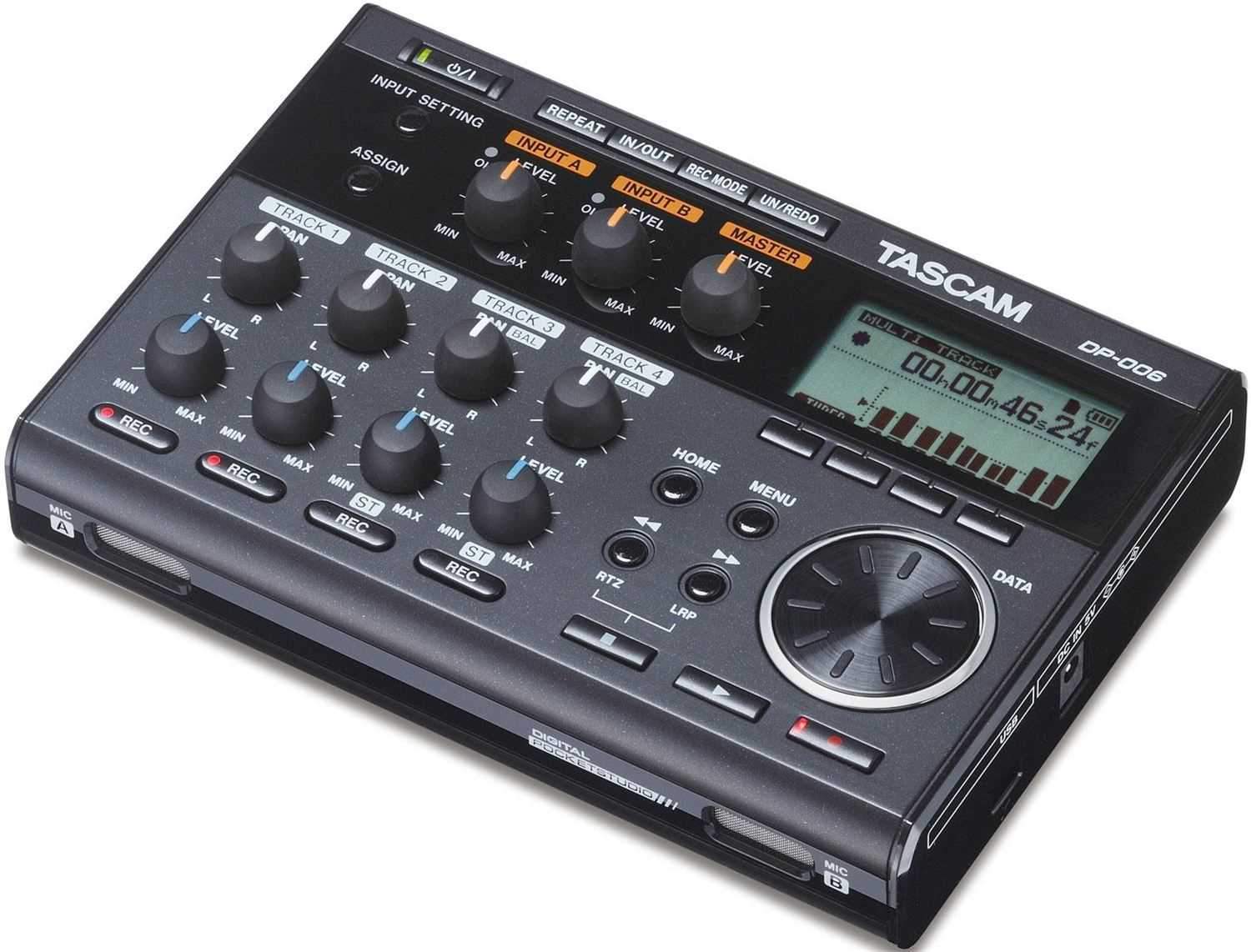 Tascam DP006 6 Track Digital Pocket Studio - ProSound and Stage Lighting