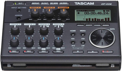 Tascam DP006 6 Track Digital Pocket Studio - ProSound and Stage Lighting