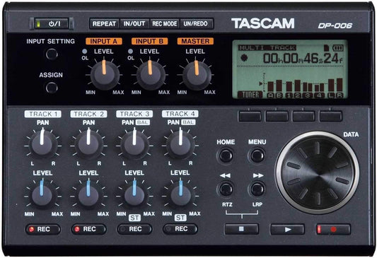 Tascam DP006 6 Track Digital Pocket Studio - ProSound and Stage Lighting