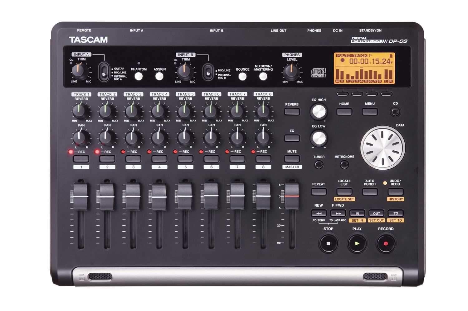 Tascam DP-03 - 8 Track Digital Recorder - ProSound and Stage Lighting