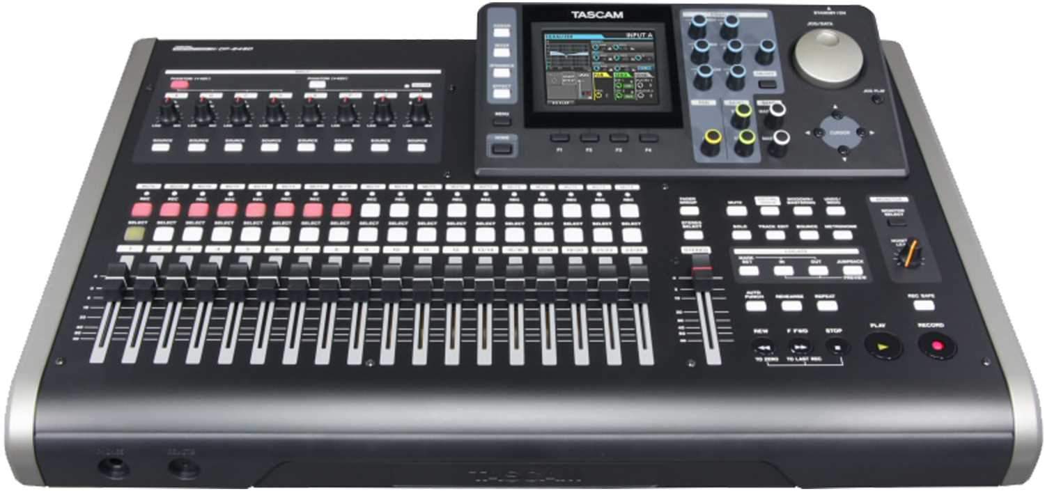 Tascam DP-24SD 24-Track Standalone Recorder - ProSound and Stage Lighting