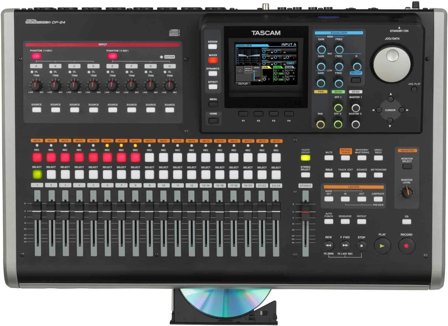 Tascam DP-24 24ch Digital Portastudio with CDRW - ProSound and Stage Lighting