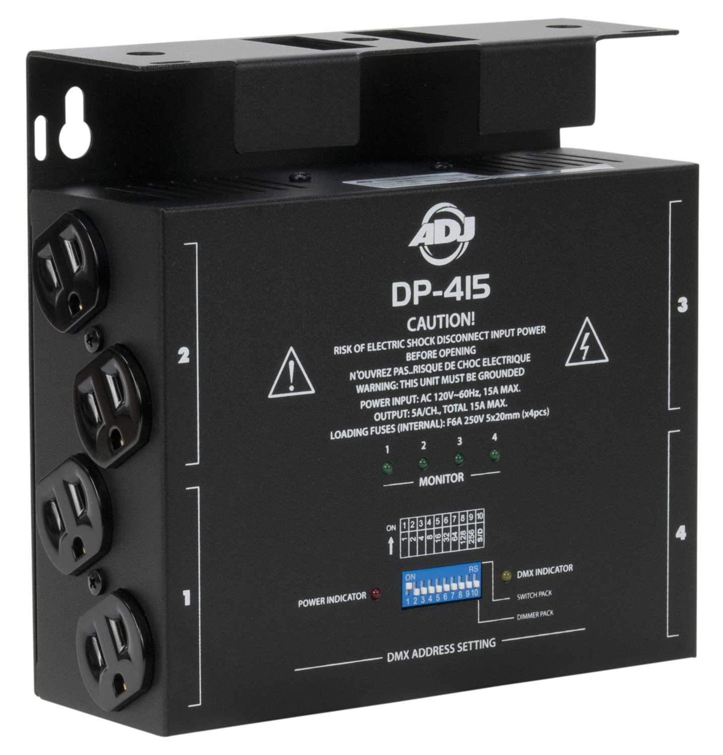 ADJ American DJ DP-415 4 Channel DMX Dimmer and Switch Pack - ProSound and Stage Lighting