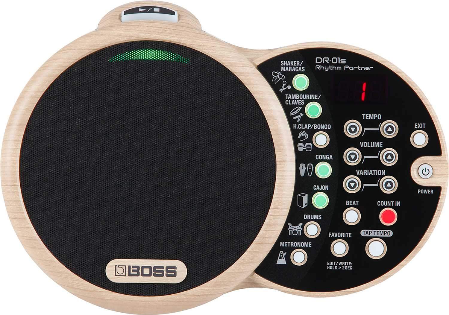 Boss DR-01S Rhythm Partner Music Rhythm Machine - ProSound and Stage Lighting