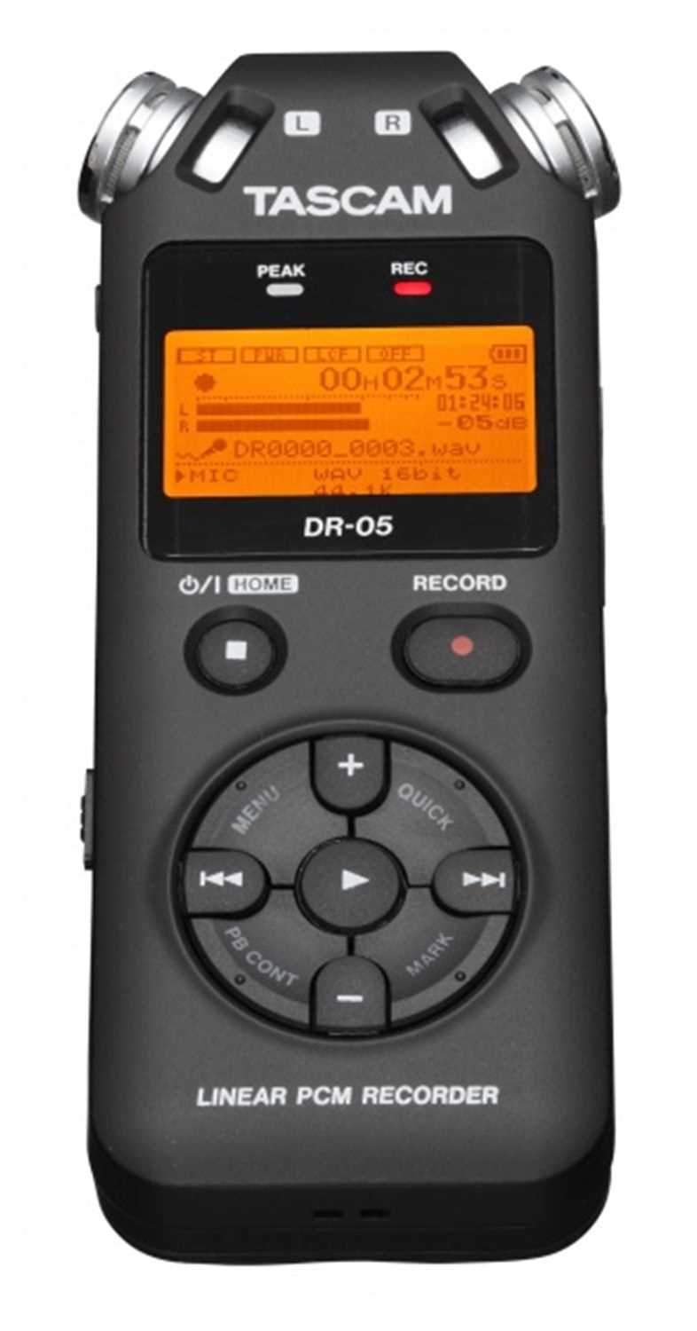 Tascam DR 05 Portable Handheld Digital Recorder - ProSound and Stage Lighting