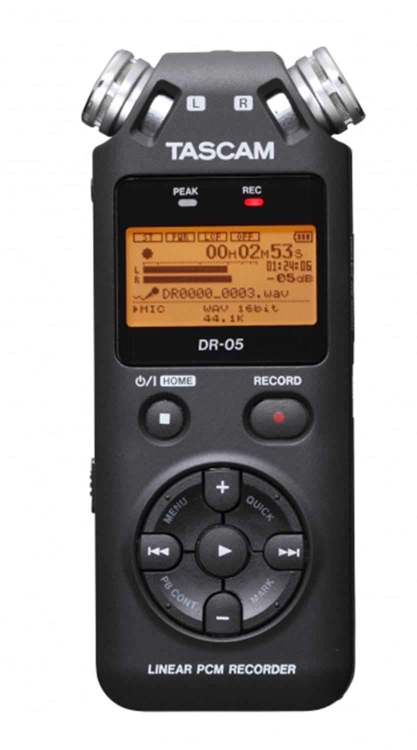 Tascam DR 05 Portable Handheld Digital Recorder - ProSound and Stage Lighting