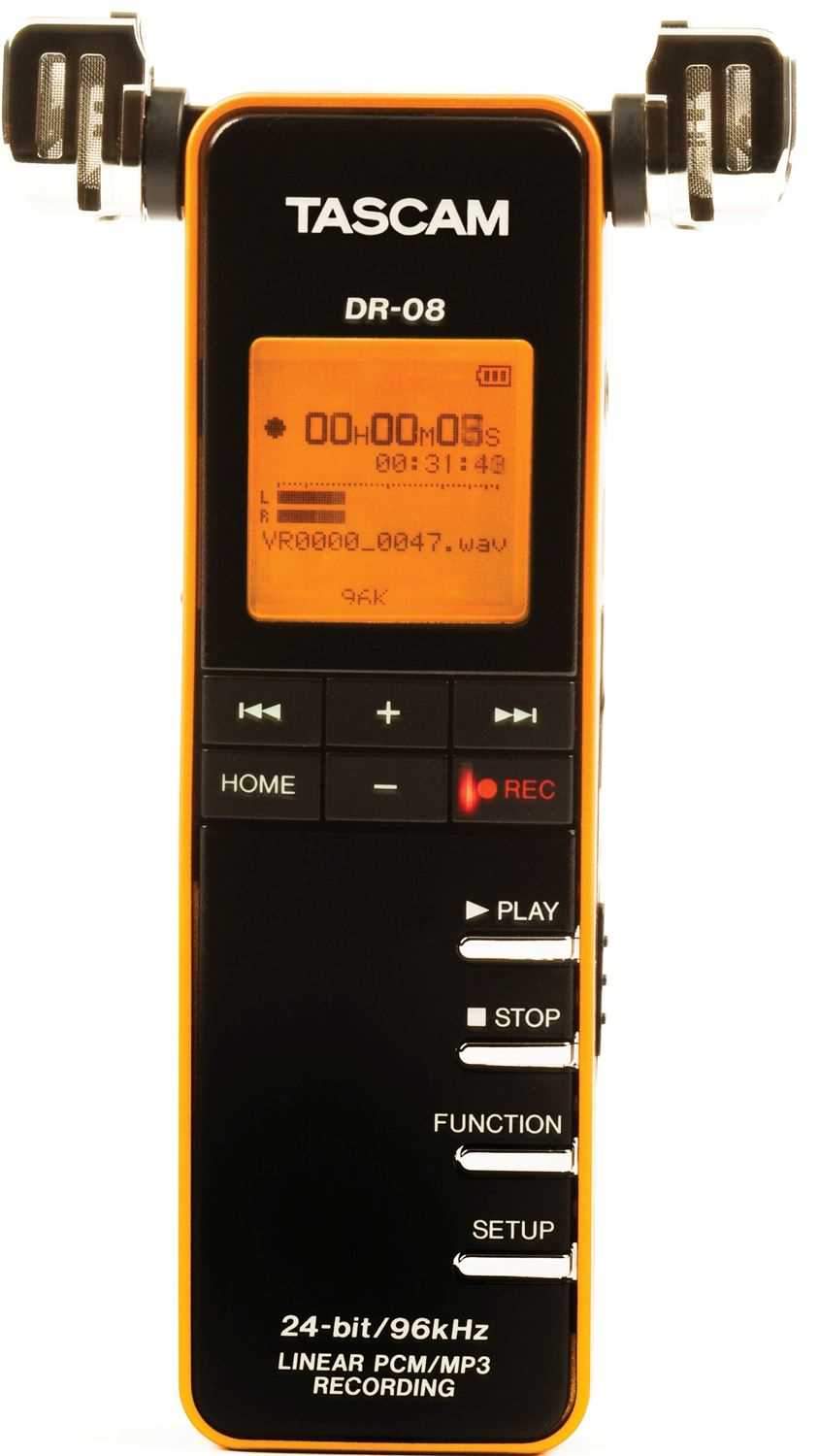 Tascam DR-08 Portable Recorder - ProSound and Stage Lighting