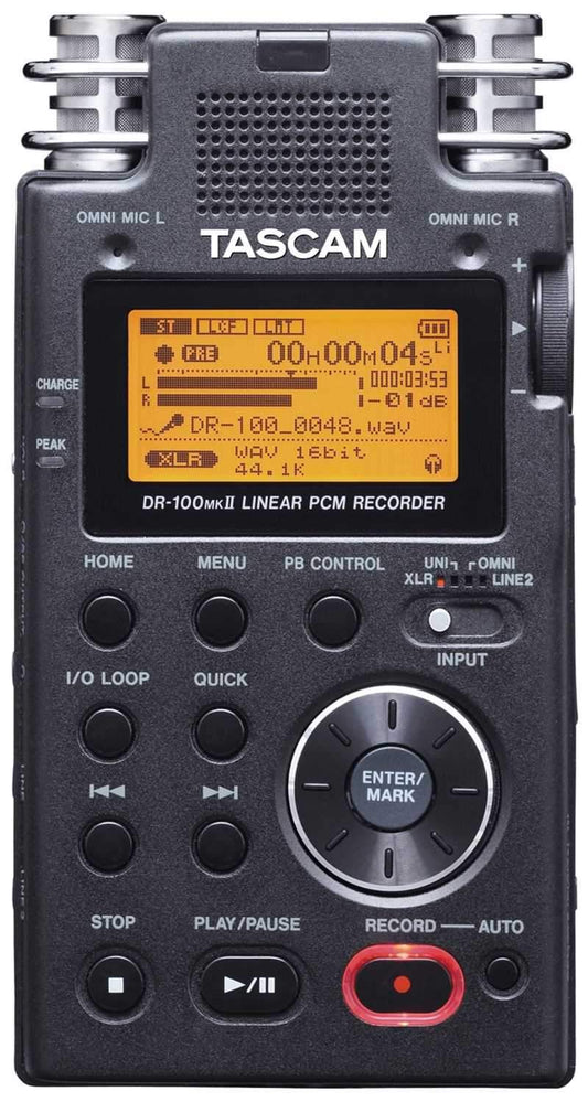 Tascam Dr-100mkII Portable PCM Recorder-24 Bit - ProSound and Stage Lighting