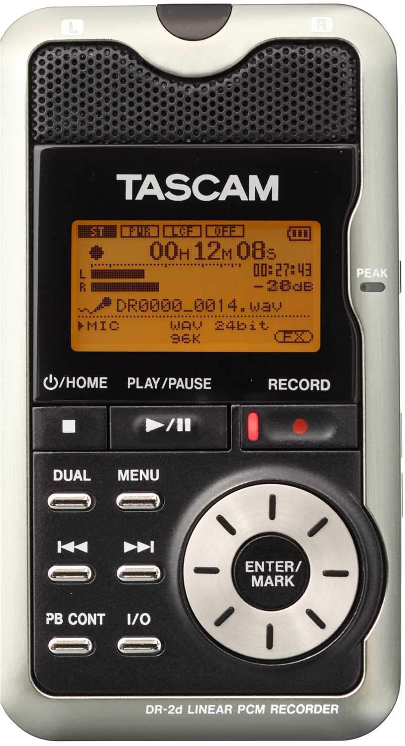 Tascam DR-2D Portable Recorder - ProSound and Stage Lighting