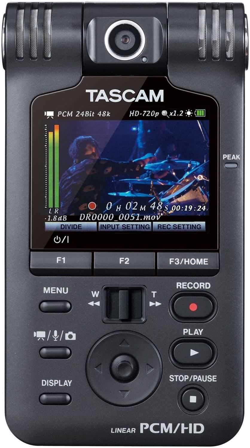 Tascam DR-V1HD Linear Audio & Video Recorder - ProSound and Stage Lighting