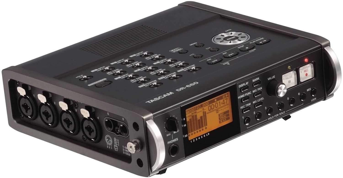 Tascam DR680 Portable Digital Recorder - ProSound and Stage Lighting