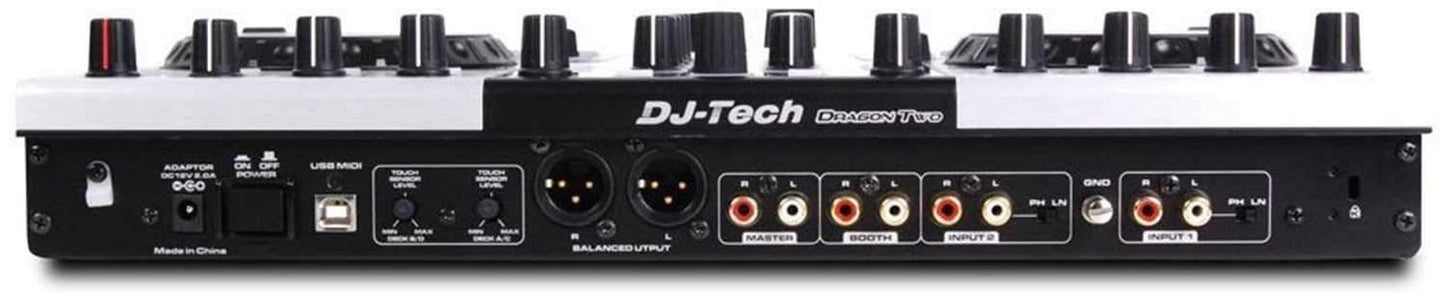 DJ TECH Dragon Two 4 Deck Digital DJ Controller - ProSound and Stage Lighting