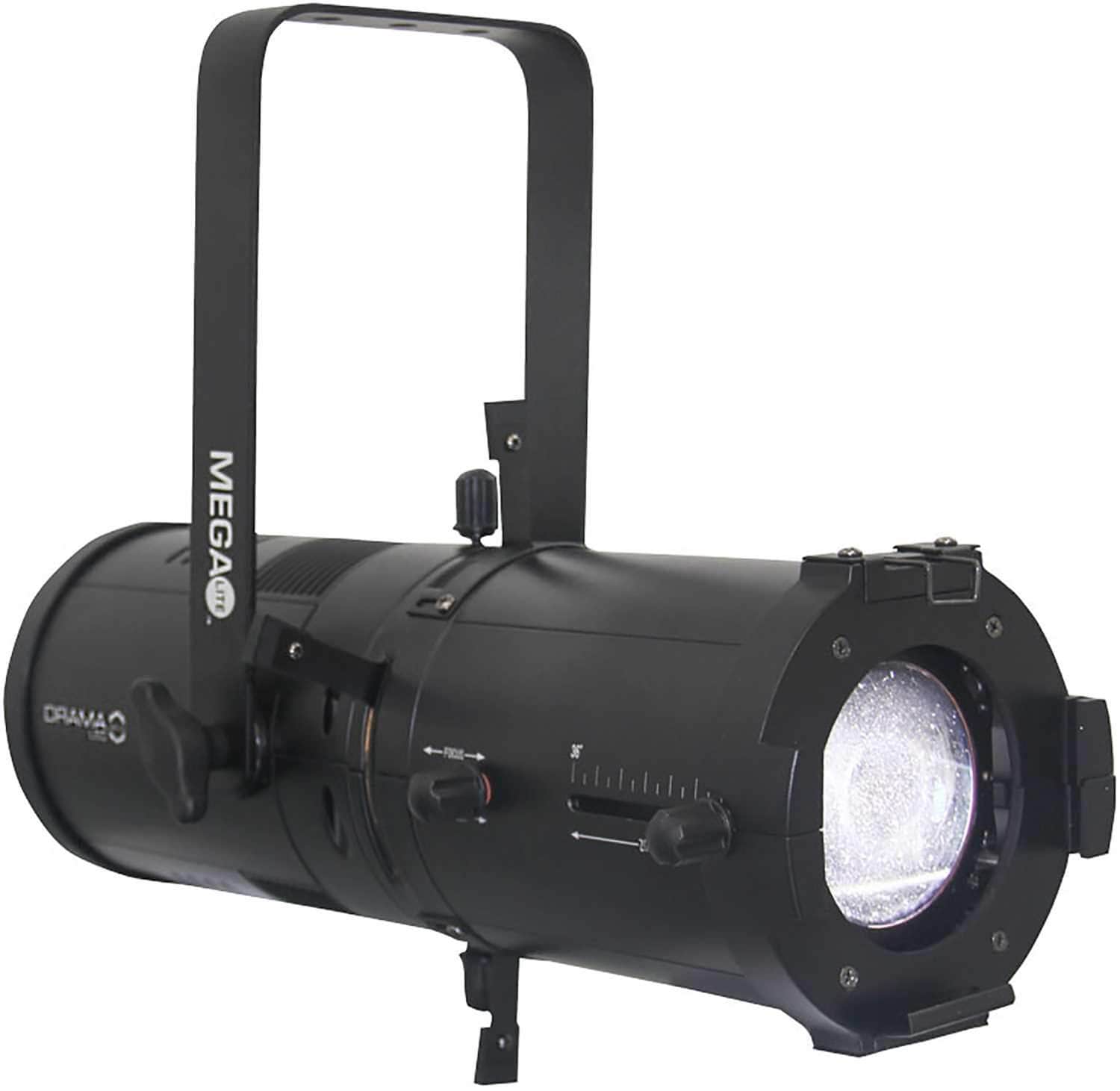 Mega Lite Drama LED Z50 CW 50W Ellipsoidal Fixture - ProSound and Stage Lighting