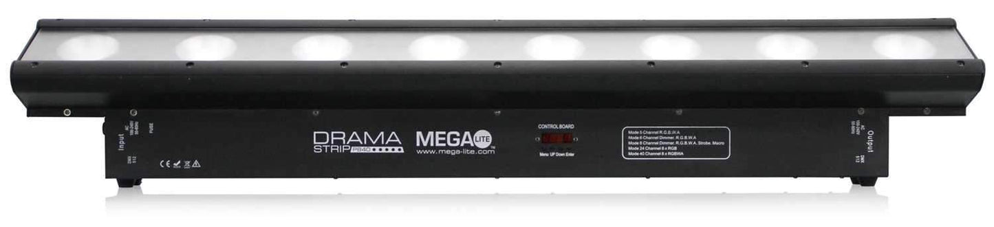 Mega Lite Drama Strip P840 RGBWA LED Wash Light - ProSound and Stage Lighting