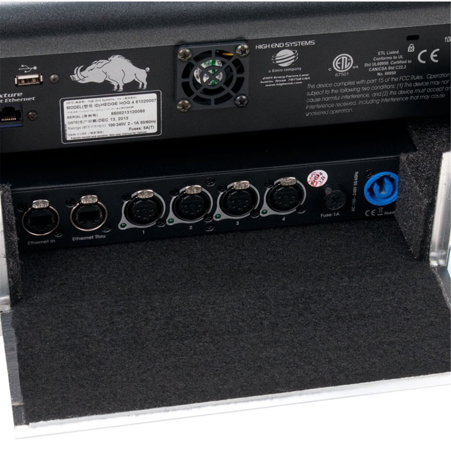 Elation DRCHH001 Road Case for HedgeHog4 Console - ProSound and Stage Lighting