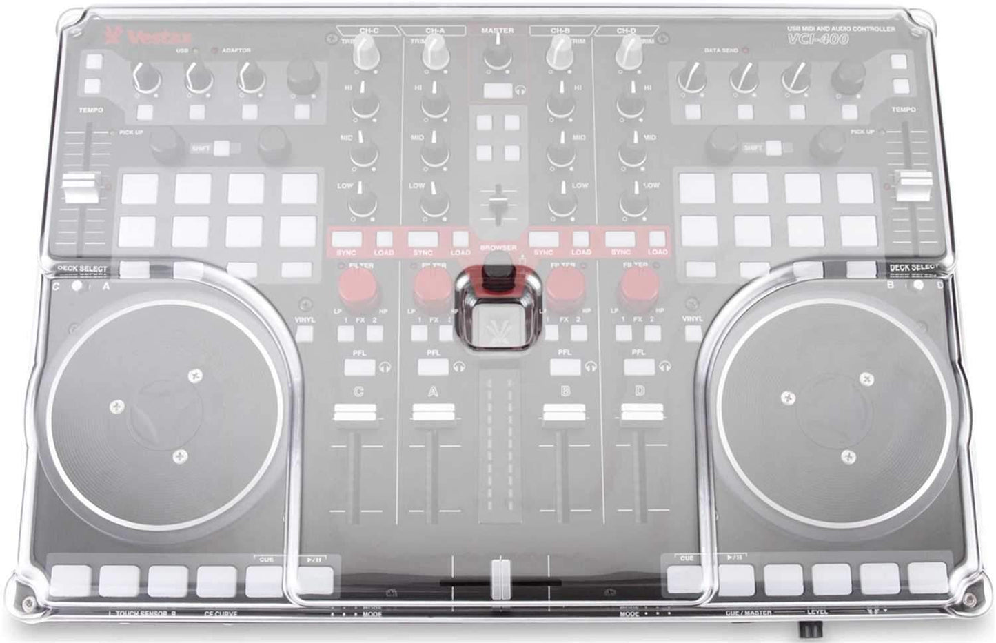 Decksaver DSPCVCI400 Vestax Vci-400 Deck Protector - ProSound and Stage Lighting