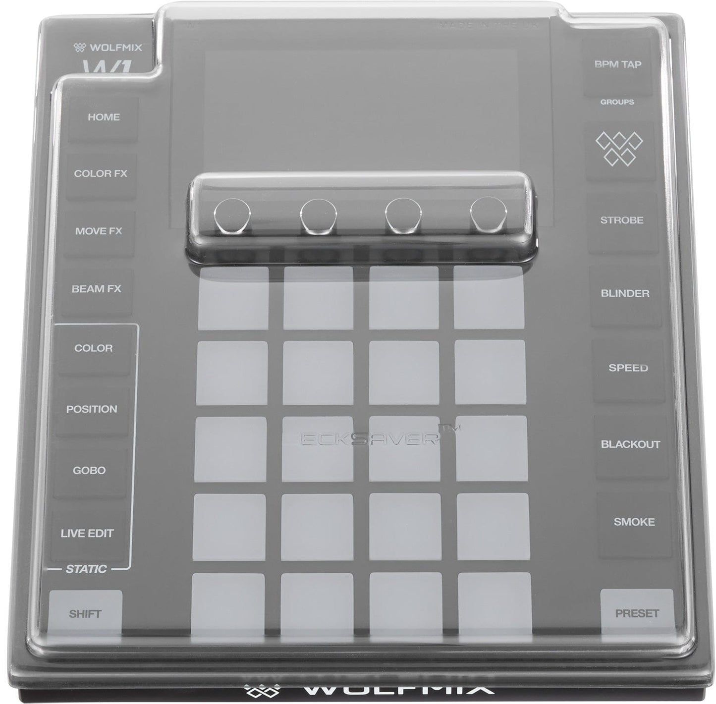 Decksaver DS-PC-WOLFMIXW1 Wolfmix W1 / ADJ WMX1 cover - PSSL ProSound and Stage Lighting