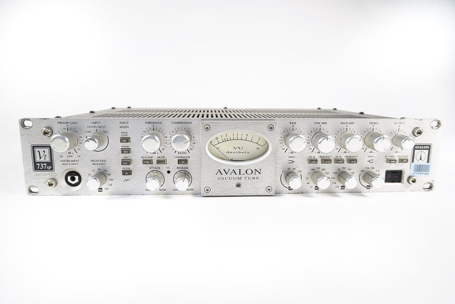 Avalon VT-737sp Used 1-Channel Tube Mic Pre Amp Channel Strip - PSSL ProSound and Stage Lighting