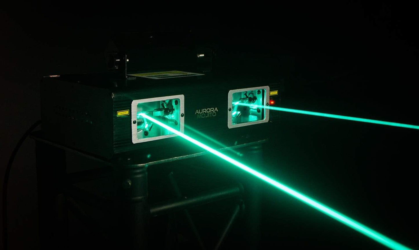 X-Laser Aurora Mojito Dual Mint Green 140mW Laser - Solotech