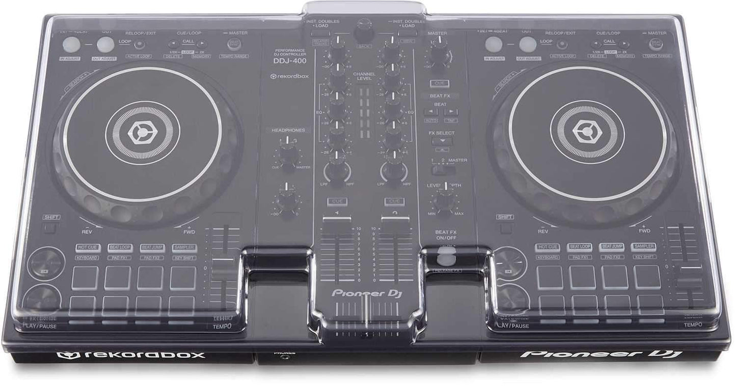 Decksaver DSLE-PC-DDJ400 Cover for Pioneer DDJ-400 - ProSound and Stage Lighting