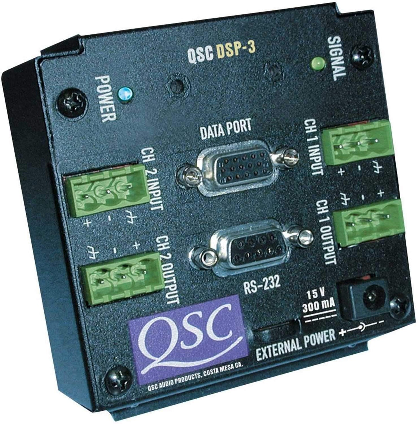 QSC DSP3 2-Channel Digital Signal Processor - ProSound and Stage Lighting