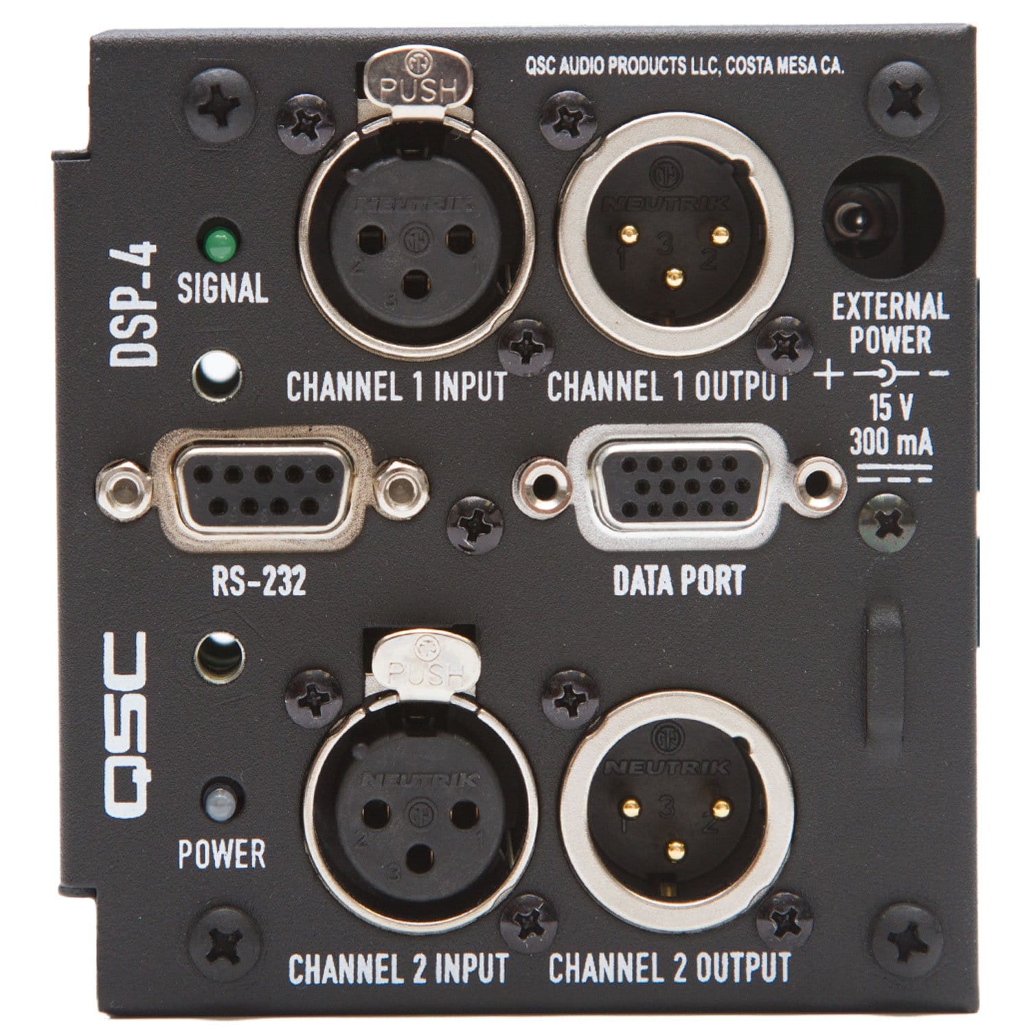 QSC DSP-4 2ch Digital Signal Processor - ProSound and Stage Lighting