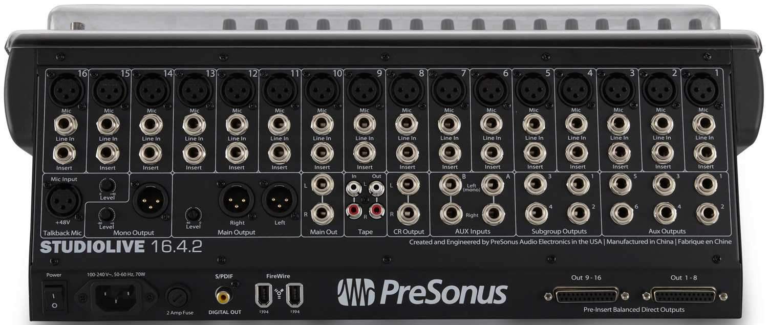 Decksaver Cover for PreSonus Studiolive 16.4.2 - ProSound and Stage Lighting