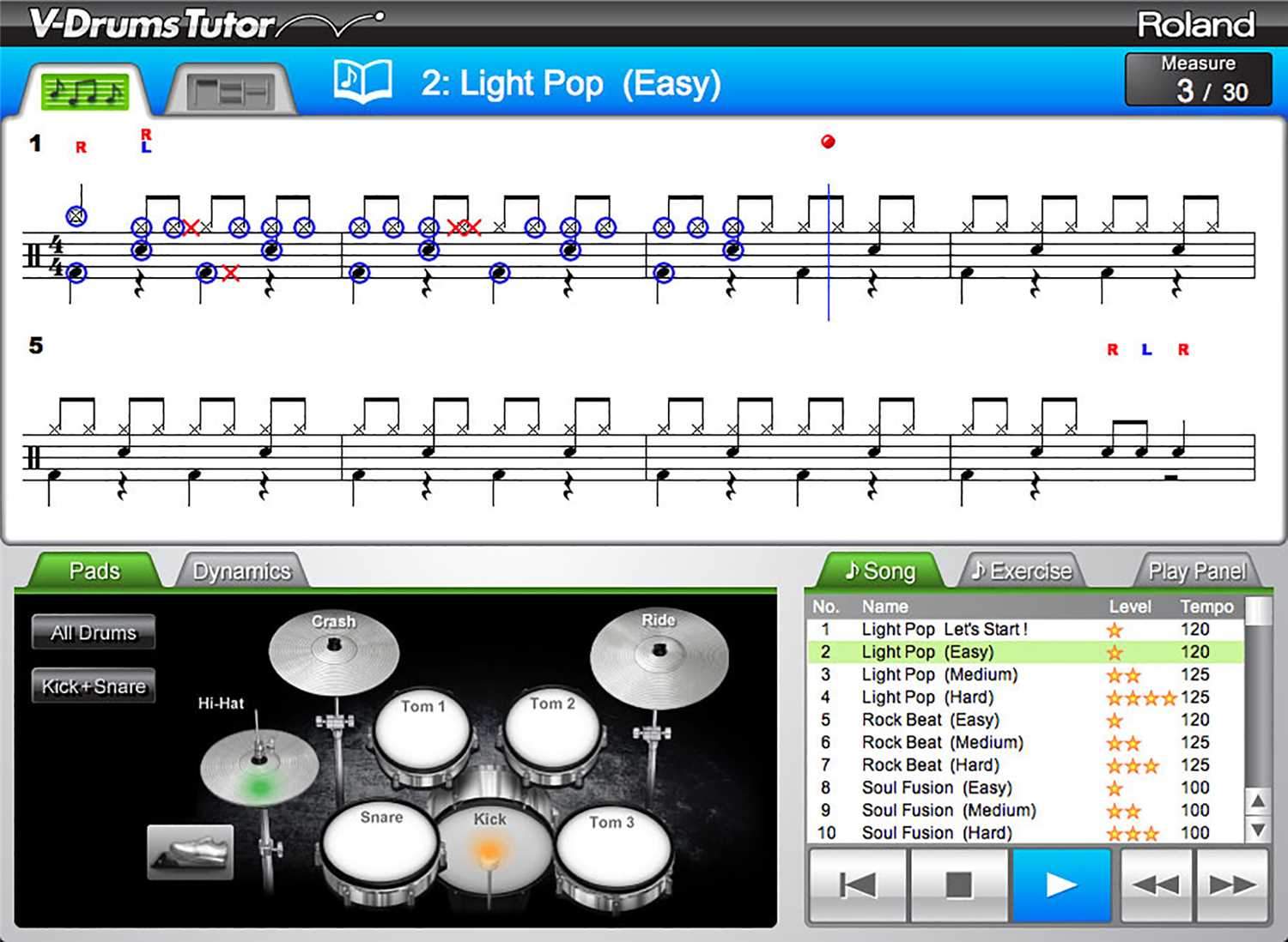 Roland DT-1 V-Drums Tutor Software - ProSound and Stage Lighting