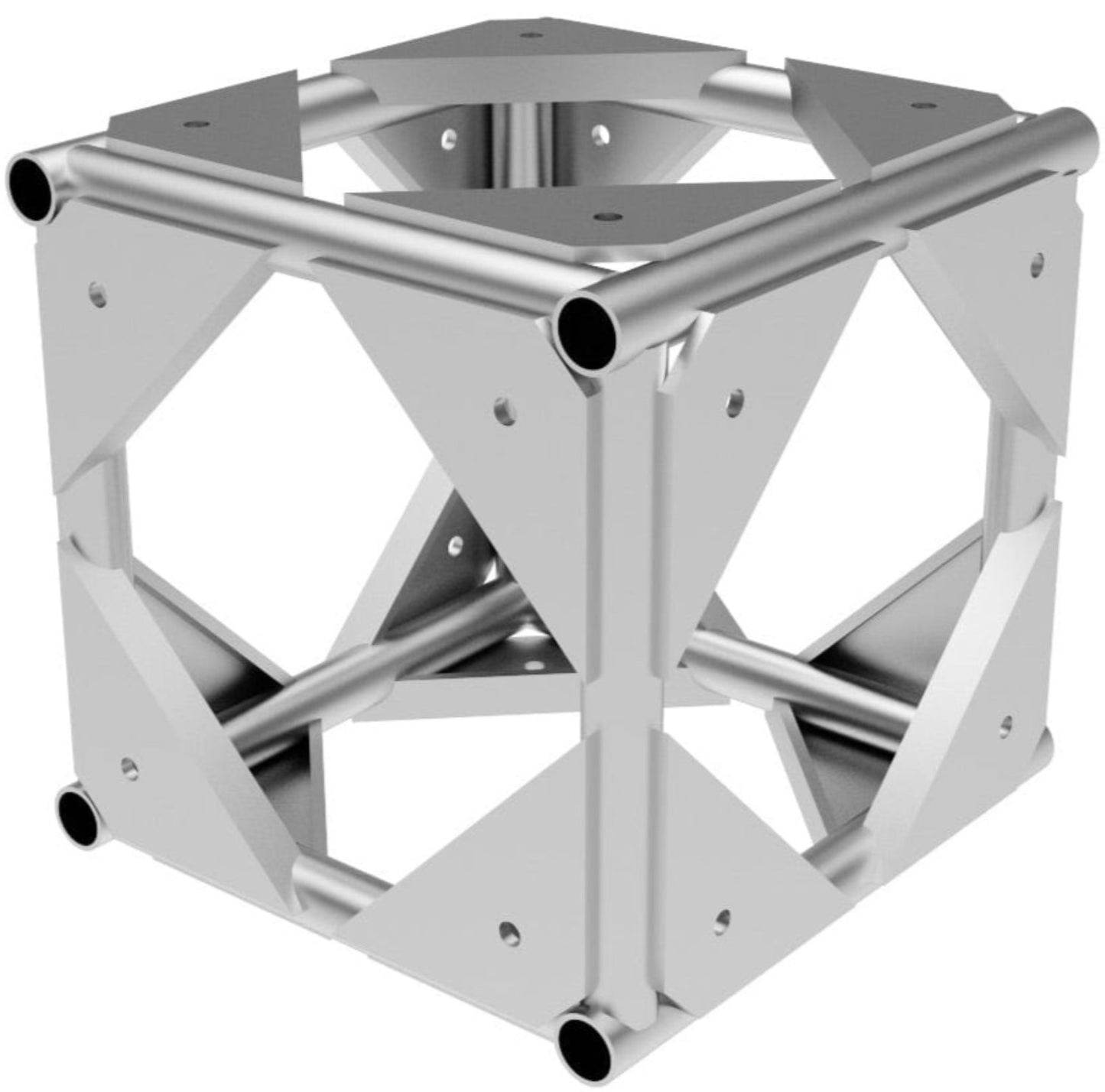 DuraTruss DT-GP20-BLOCK 20.5-Inch 6-Way Block for End Plate Square Truss - PSSL ProSound and Stage Lighting