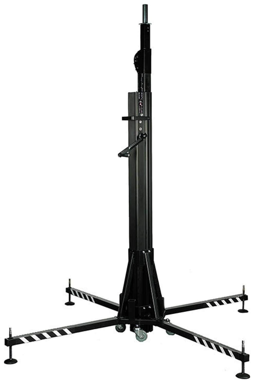 Global Truss 16Ft Direct Drive Crank Stand with Cas - ProSound and Stage Lighting