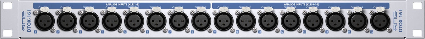 RME DTOX16I Analog Breakoutbox16 XLR inputs to 2xD-Sub 25-Pin Outputs - PSSL ProSound and Stage Lighting