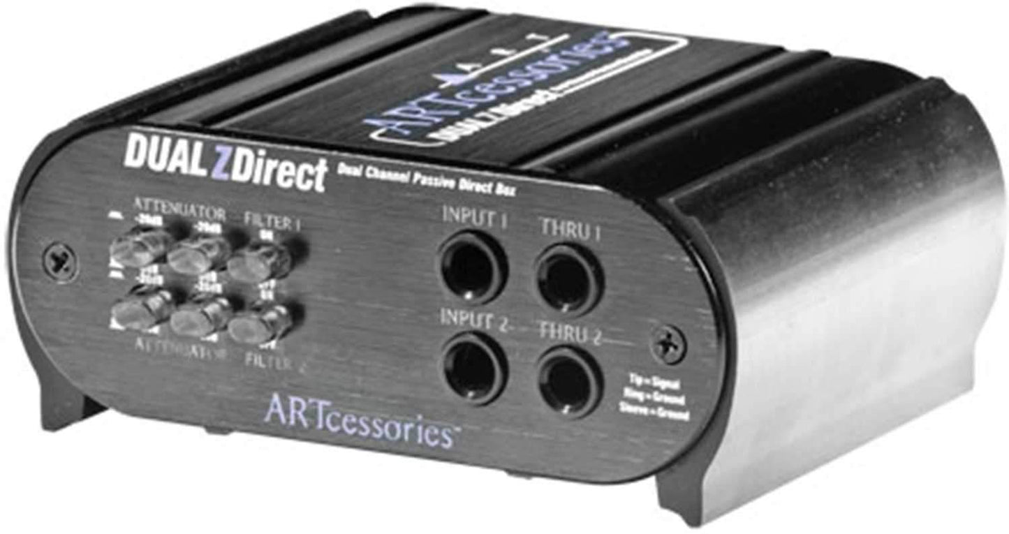 ART DualZDirect Dual Channel Passive Direct Box - ProSound and Stage Lighting