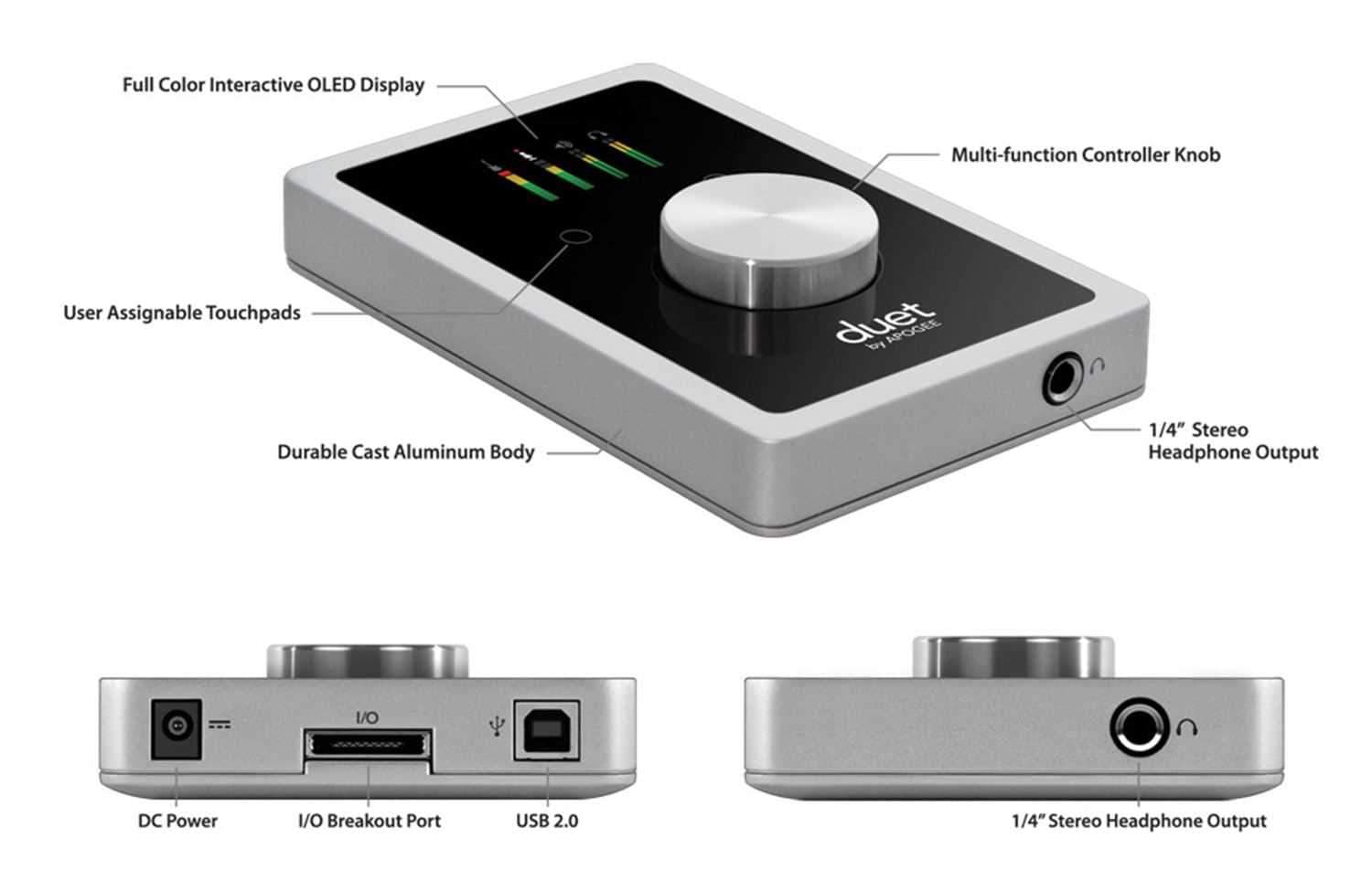 Apogee Duet 2 2-In 4-Out USB 2.0 Audio Interface