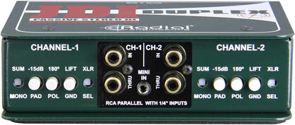 Radial Duplex 2 Channel Passive DI Box - ProSound and Stage Lighting