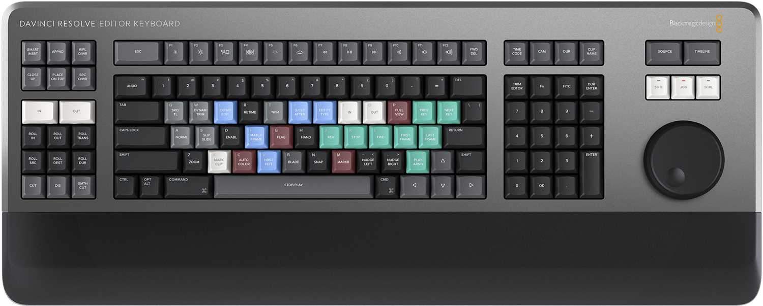Blackmagic Design DaVinci Resolve Editor Keyboard – Solotech