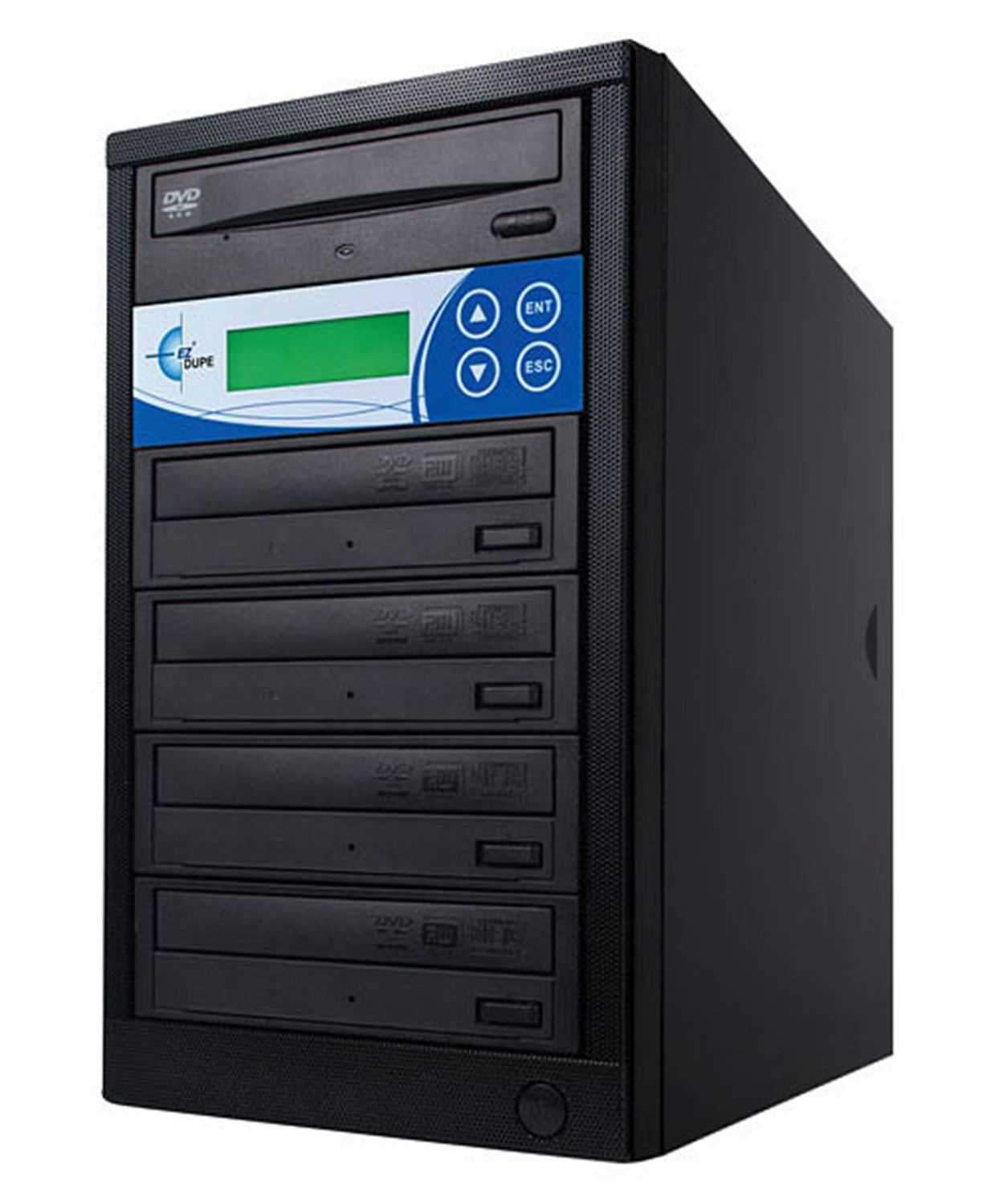 EZ-Dupe EDL4 4 Target DVD/CD Duplicator - Black - ProSound and Stage Lighting