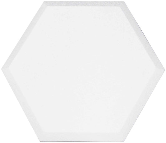 Primacoustic Accent Hexagon Beveled Edge - White - ProSound and Stage Lighting