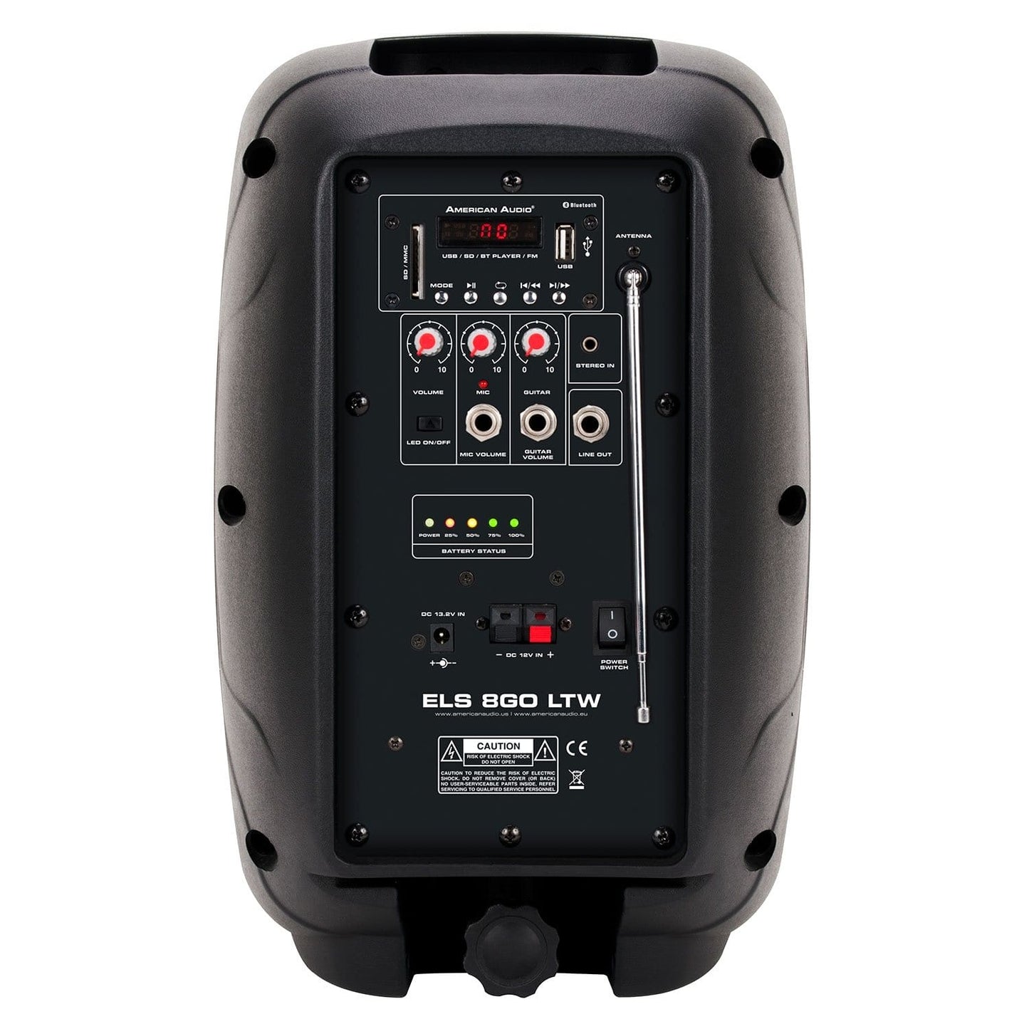 American Audio ELS 8GO LTW Battery Powered Speaker with Lights - ProSound and Stage Lighting