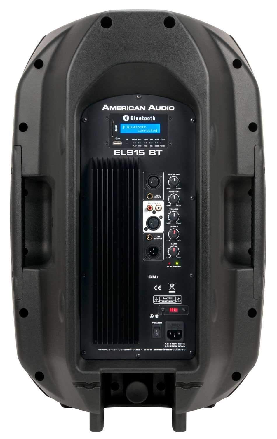 American Audio ELS15BT 15-Inch Powered Speaker with Wireless Connectivity - ProSound and Stage Lighting